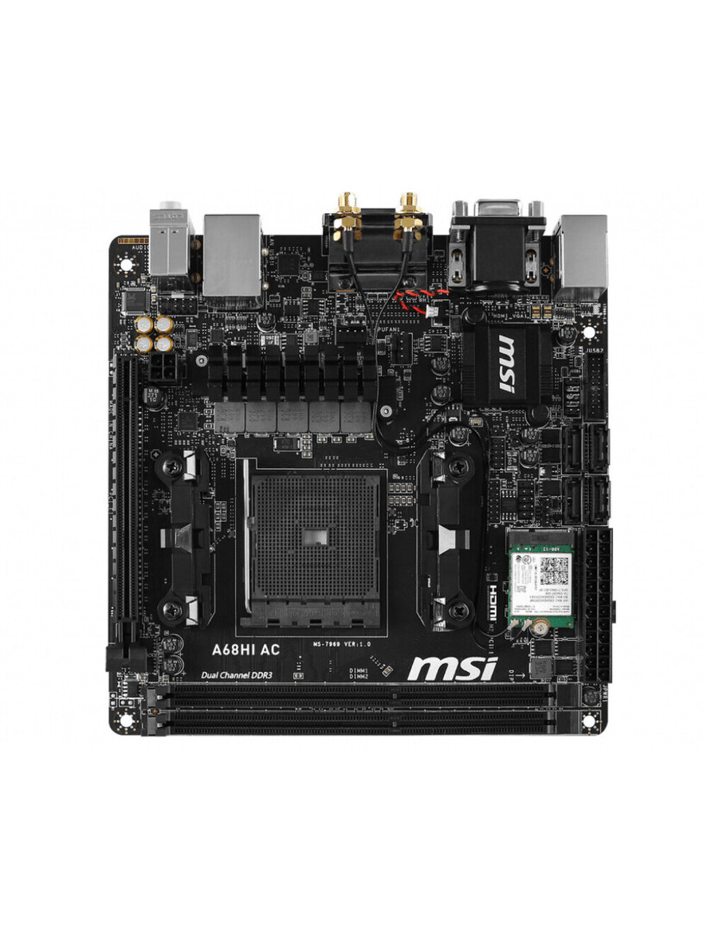 For MSI A68HI AC Motherboard AMD FM2+ DDR3 Mini-ITX Mainboard